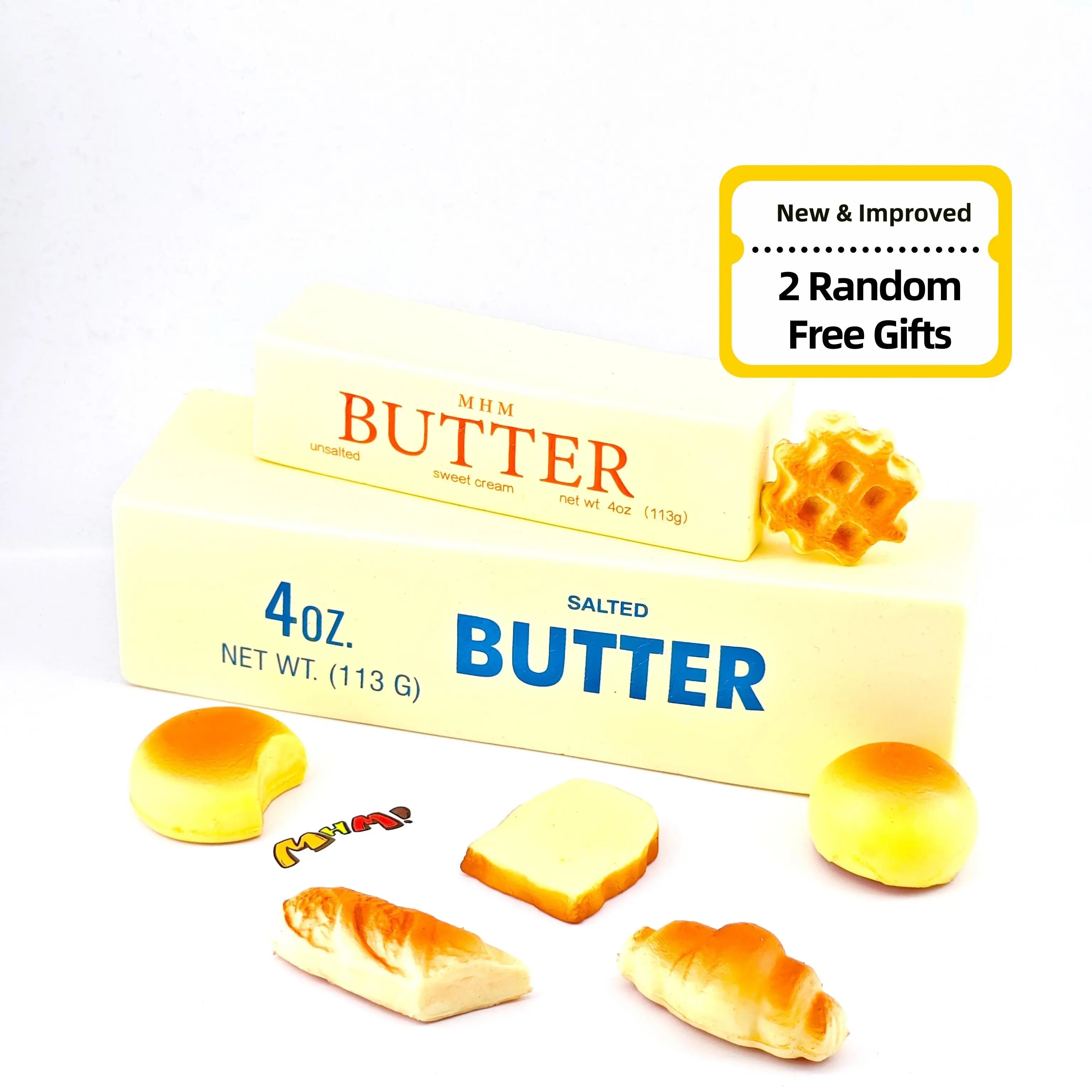 Butter Stick Squishy gift set