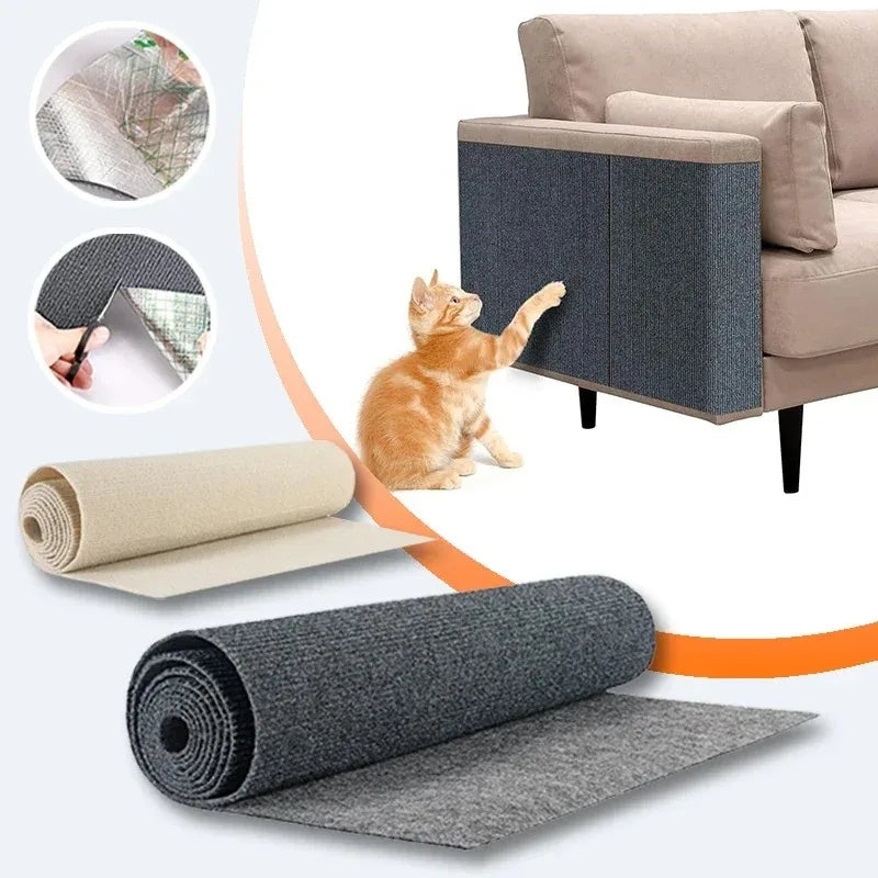 Sisal scratch pad rolled
