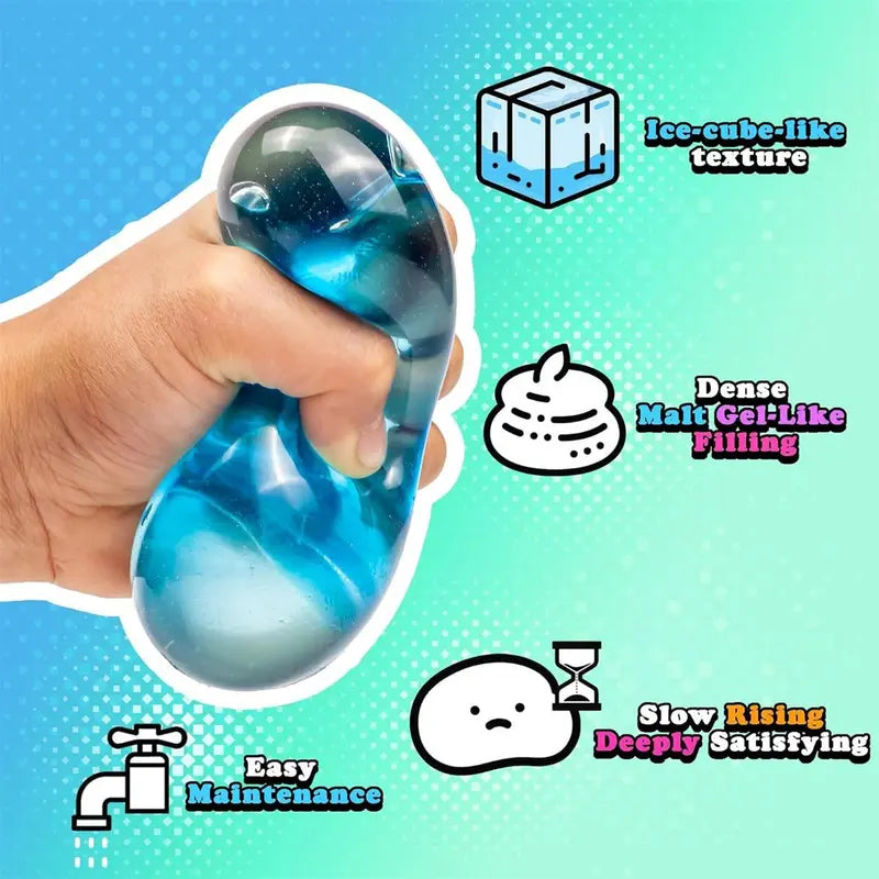 Gel Ice Cube Squishy dimensions