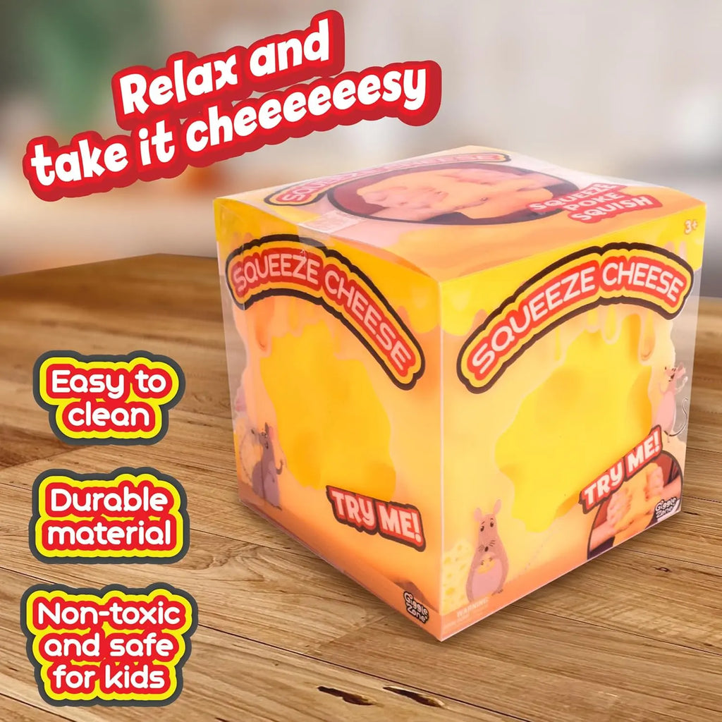 Cheese Block Squishy gift box
