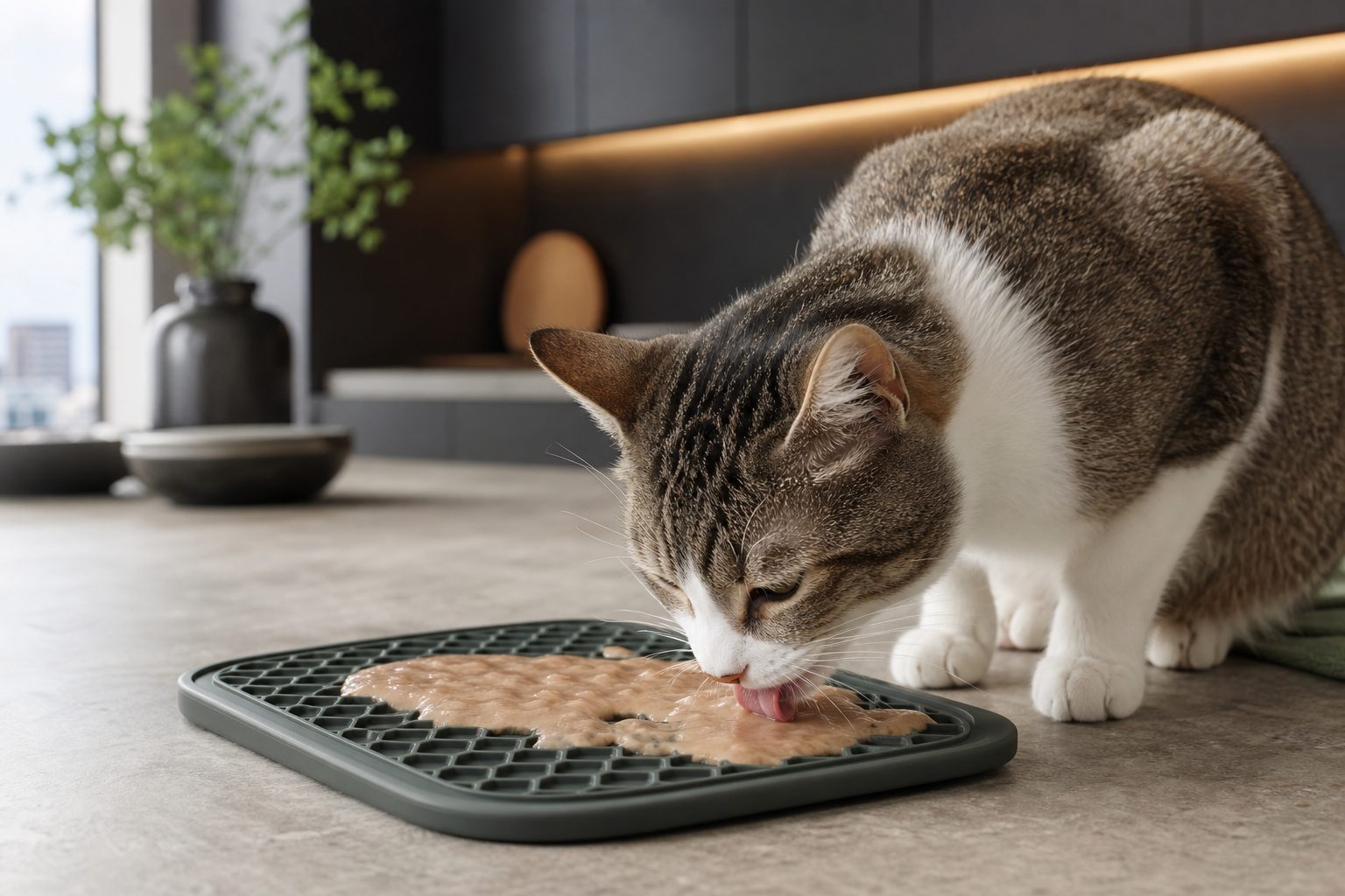 Silicone lick mat